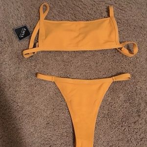 Zaful yellow bikini